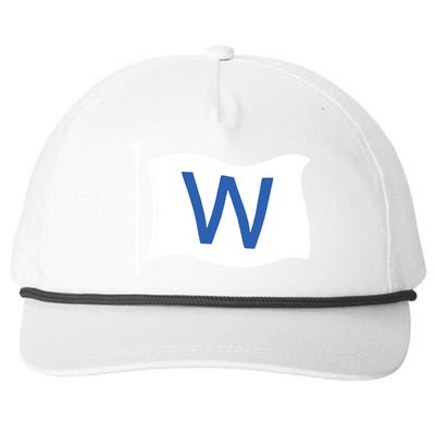 Chicago Win W Flag Baseball Snapback Five-Panel Rope Hat