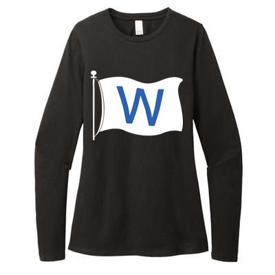 Chicago Win W Flag Baseball Womens CVC Long Sleeve Shirt