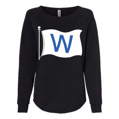 Chicago Win W Flag Baseball Womens California Wash Sweatshirt