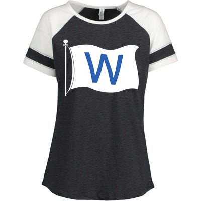 Chicago Win W Flag Baseball Enza Ladies Jersey Colorblock Tee