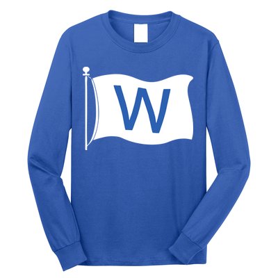 Chicago Win W Flag Baseball Long Sleeve Shirt