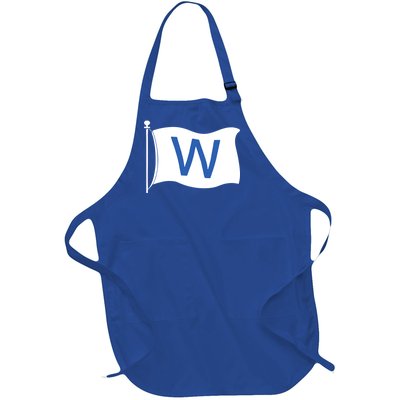 Chicago Win W Flag Baseball Full-Length Apron With Pockets