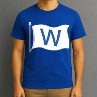 Chicago Win W Flag Baseball T-Shirt
