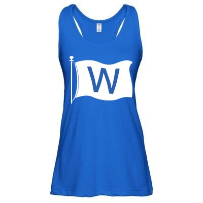 Chicago Win W Flag Baseball Ladies Essential Flowy Tank