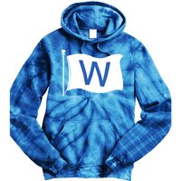 Chicago Win W Flag Baseball Tie Dye Hoodie