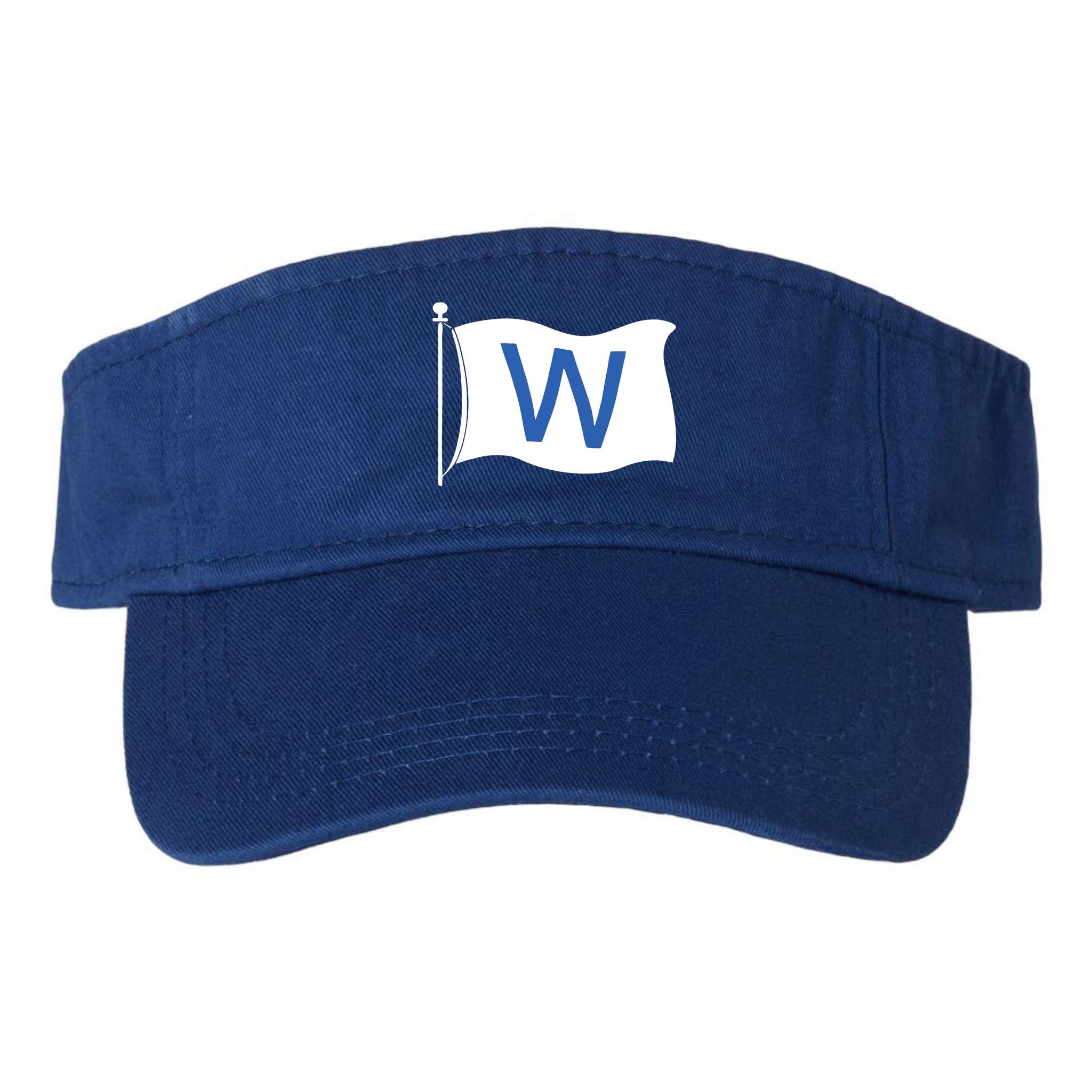 Chicago Win W Flag Baseball Visor