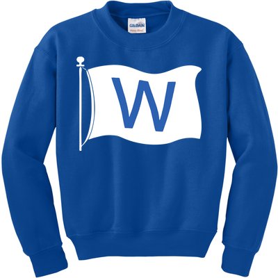 Chicago Win W Flag Baseball Kids Sweatshirt