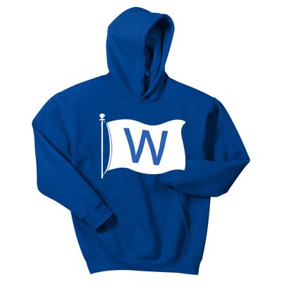 Chicago Win W Flag Baseball Kids Hoodie