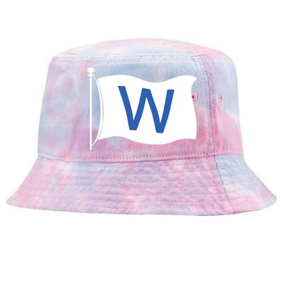 Chicago Win W Flag Baseball Tie-Dyed Bucket Hat