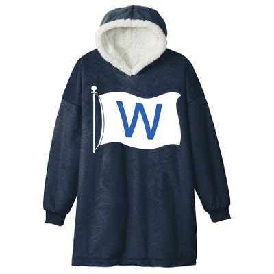 Chicago Win W Flag Baseball Hooded Wearable Blanket