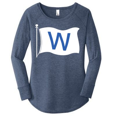 Chicago Win W Flag Baseball Women's Perfect Tri Tunic Long Sleeve Shirt