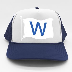 Chicago Win W Flag Baseball Trucker Hat