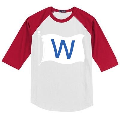 Chicago Win W Flag Baseball Kids Colorblock Raglan Jersey