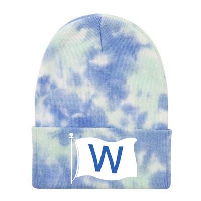 Chicago Win W Flag Baseball Tie Dye 12in Knit Beanie