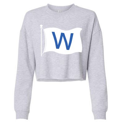 Chicago Win W Flag Baseball Cropped Pullover Crew