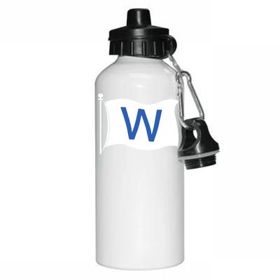 Chicago Win W Flag Baseball Aluminum Water Bottle