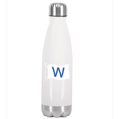 Chicago Win W Flag Baseball Stainless Steel Insulated Water Bottle