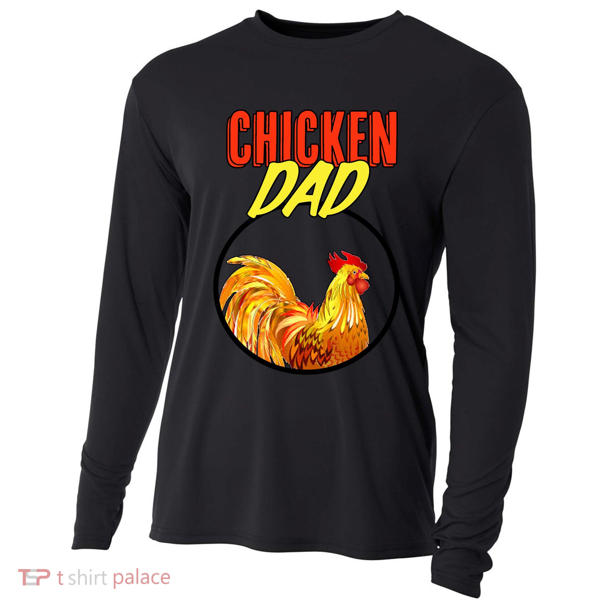 Chicken Dad Cooling Performance Long Sleeve Crew