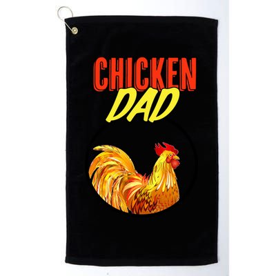 Chicken Dad Golf Towel