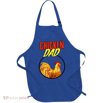 Chicken Dad Full-Length Apron With Pockets