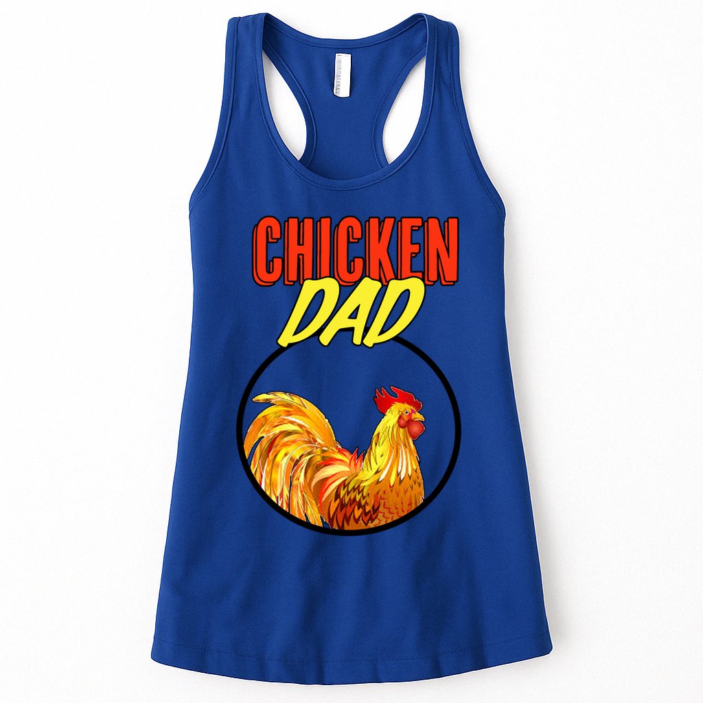 Chicken Dad Womens Tank Top
