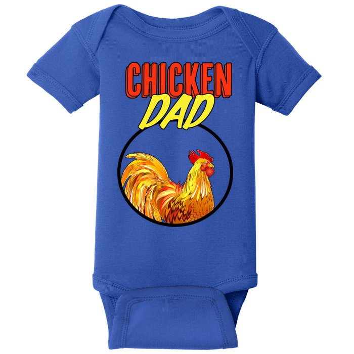 Chicken Dad Baby Bodysuit