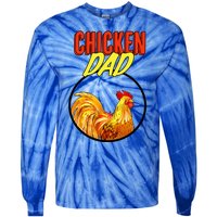 Chicken Dad Tie-Dye Long Sleeve Shirt