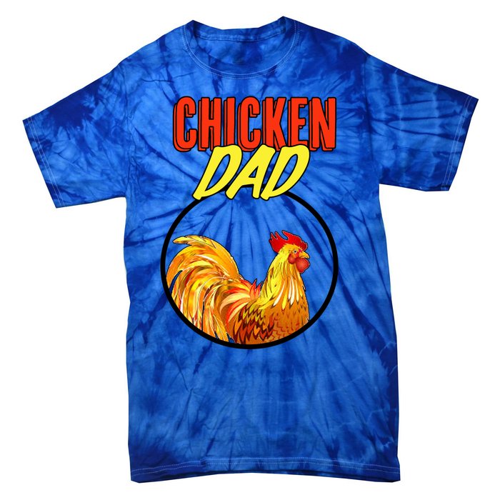 Chicken Dad Tie-Dye T-Shirt