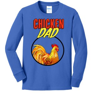 Chicken Dad Kids Long Sleeve Shirt