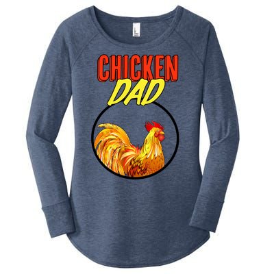 Chicken Dad Women's Perfect Tri Tunic Long Sleeve Shirt