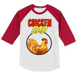 Chicken Dad Kids Colorblock Raglan Jersey