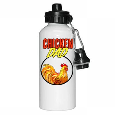 Chicken Dad Aluminum Water Bottle