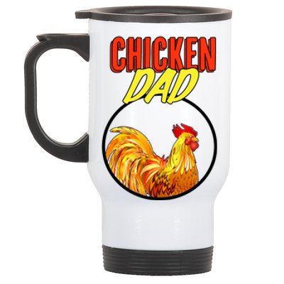 Chicken Dad Stainless Steel Travel Mug