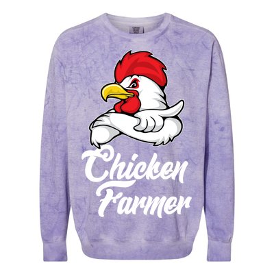 Chicken Farmer  Colorblast Crewneck Sweatshirt