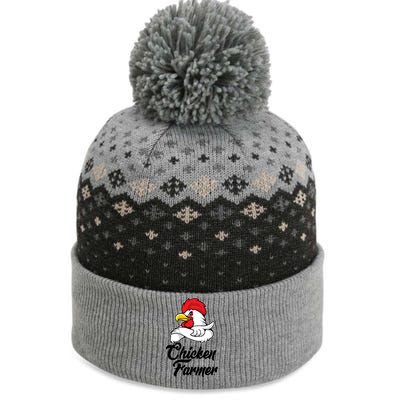 Chicken Farmer  The Baniff Cuffed Pom Beanie