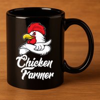 Chicken Farmer  11oz C Handle Ceramic Mug