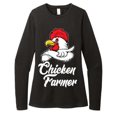 Chicken Farmer  Womens CVC Long Sleeve Shirt