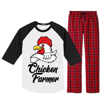 Chicken Farmer  Raglan Sleeve Pajama Set