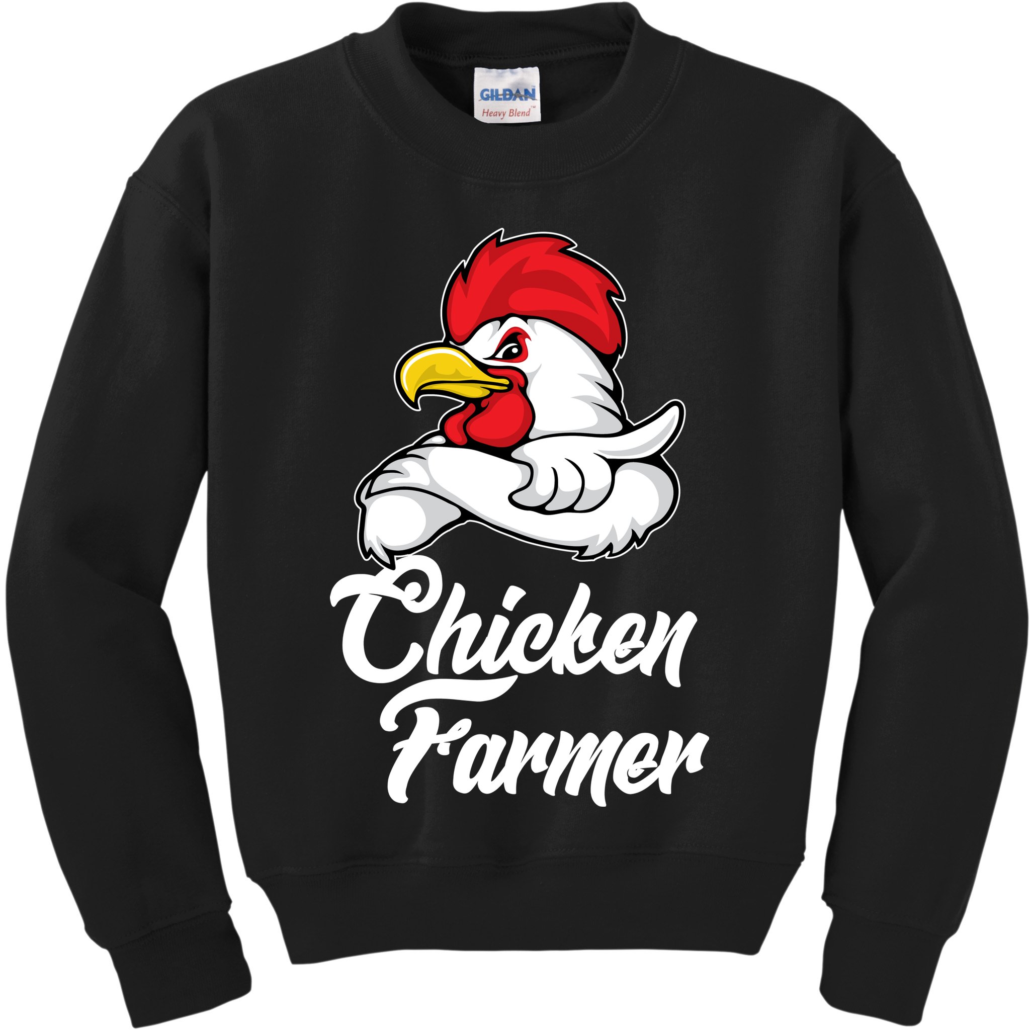 Chicken Farmer  Kids Sweatshirt