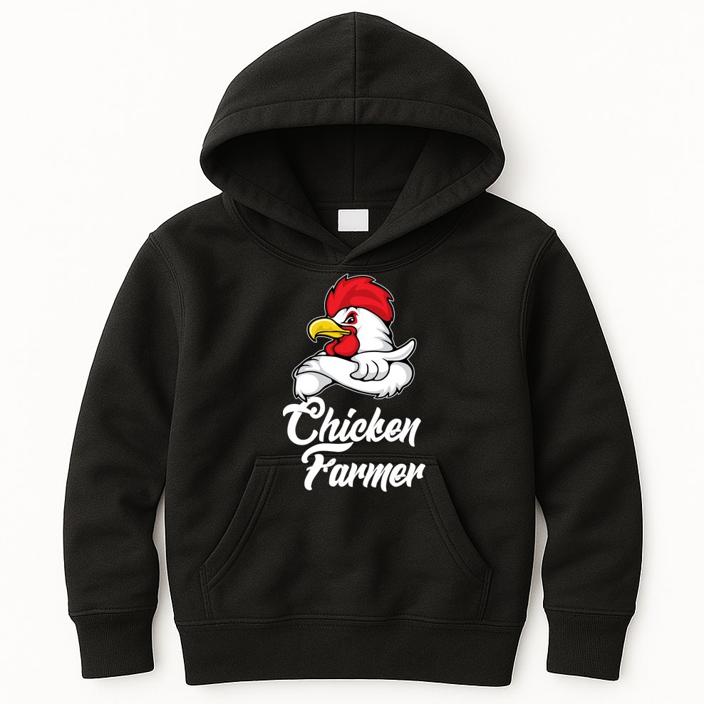 Chicken Farmer  Kids Hoodie