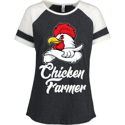 Chicken Farmer  Enza Ladies Jersey Colorblock Tee