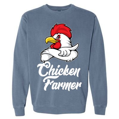 Chicken Farmer  Garment-Dyed Sweatshirt