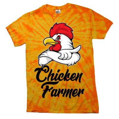 Chicken Farmer  Tie-Dye T-Shirt