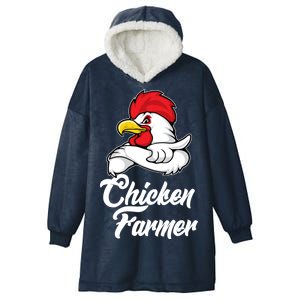 Chicken Farmer  Hooded Wearable Blanket