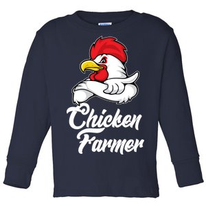 Chicken Farmer  Toddler Long Sleeve Shirt