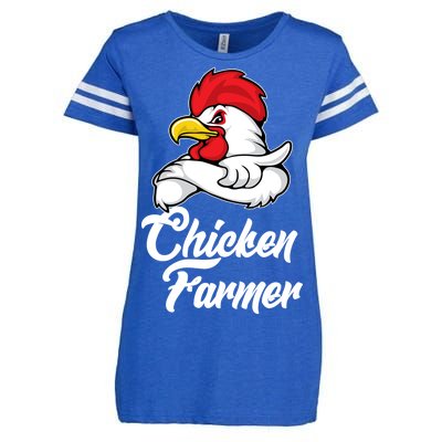 Chicken Farmer  Enza Ladies Jersey Football T-Shirt