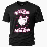 Chicken Nugs And Mama Hugs Cooling Performance Crew T-Shirt