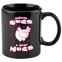 Chicken Nugs And Mama Hugs 11oz C Handle Ceramic Mug
