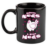 Chicken Nugs And Mama Hugs 11oz C Handle Ceramic Mug