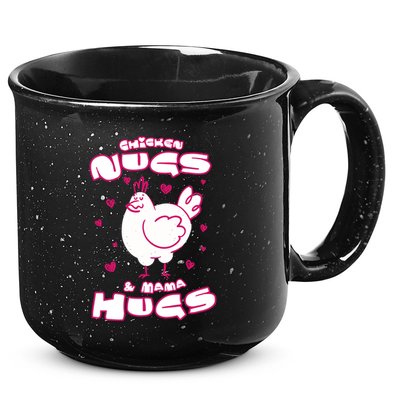Chicken Nugs And Mama Hugs 15oz Campfire Ceramic Mug